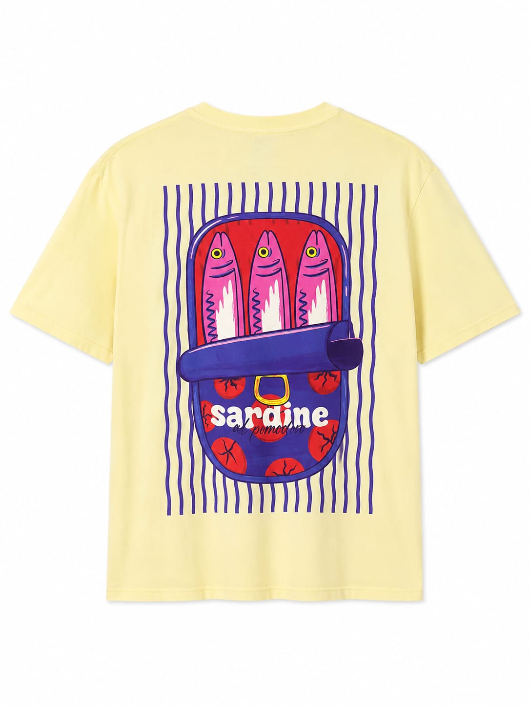 Oak T-shirt Sardine Geel - OAK Fashion Noordwolde