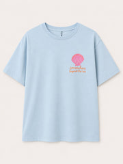 Oak T-shirt Sea Blauw - OAK Fashion Noordwolde
