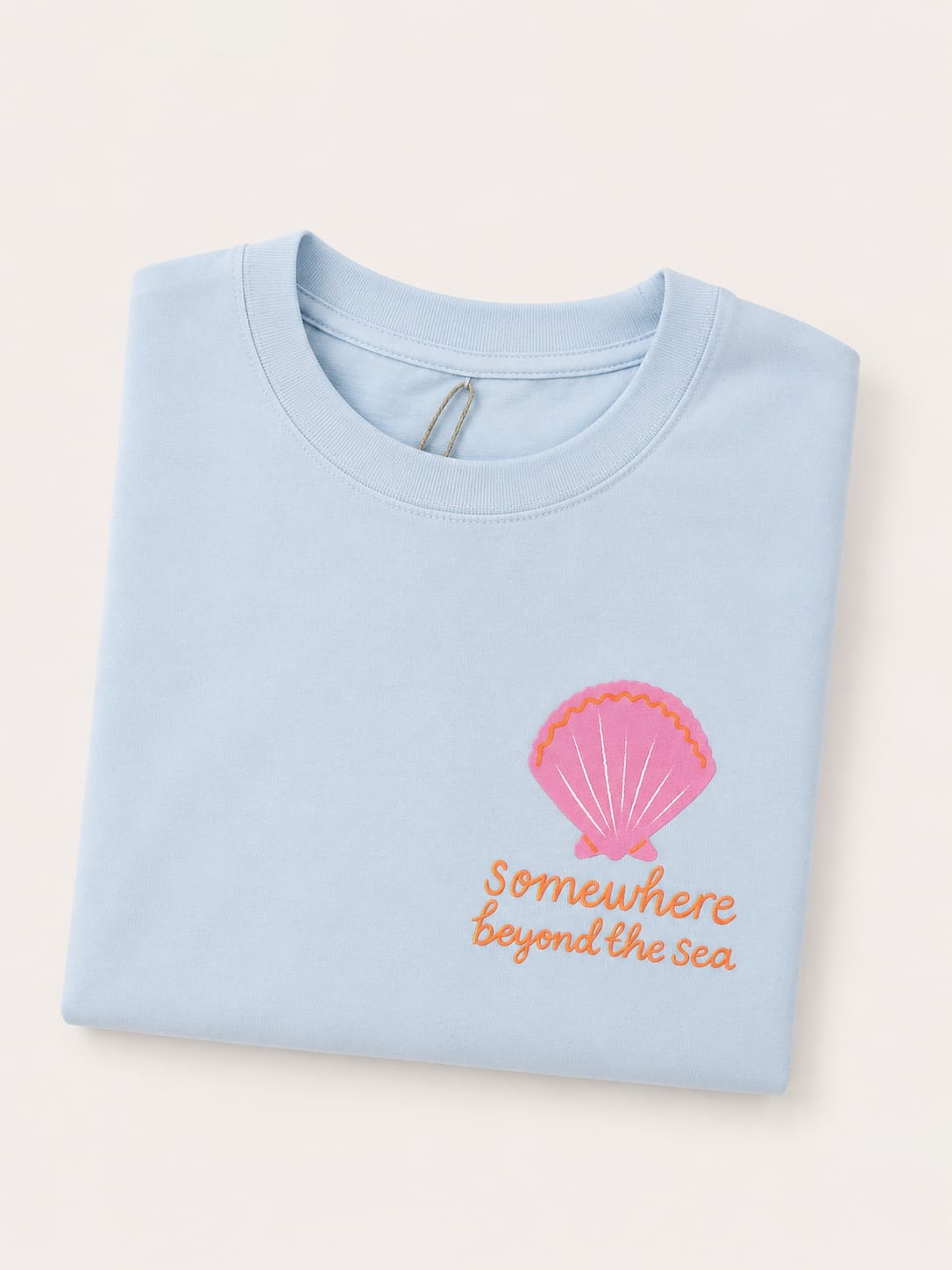 Oak T-shirt Sea Blauw - OAK Fashion Noordwolde