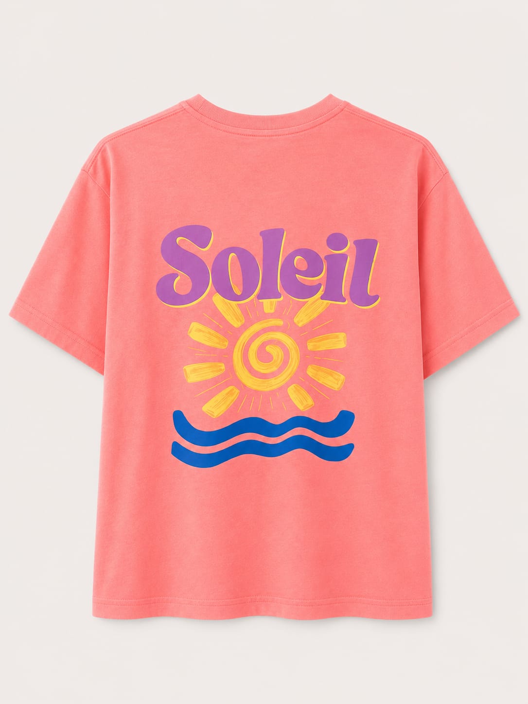 Oak T-shirt Soleil Multi Color - OAK Fashion Noordwolde