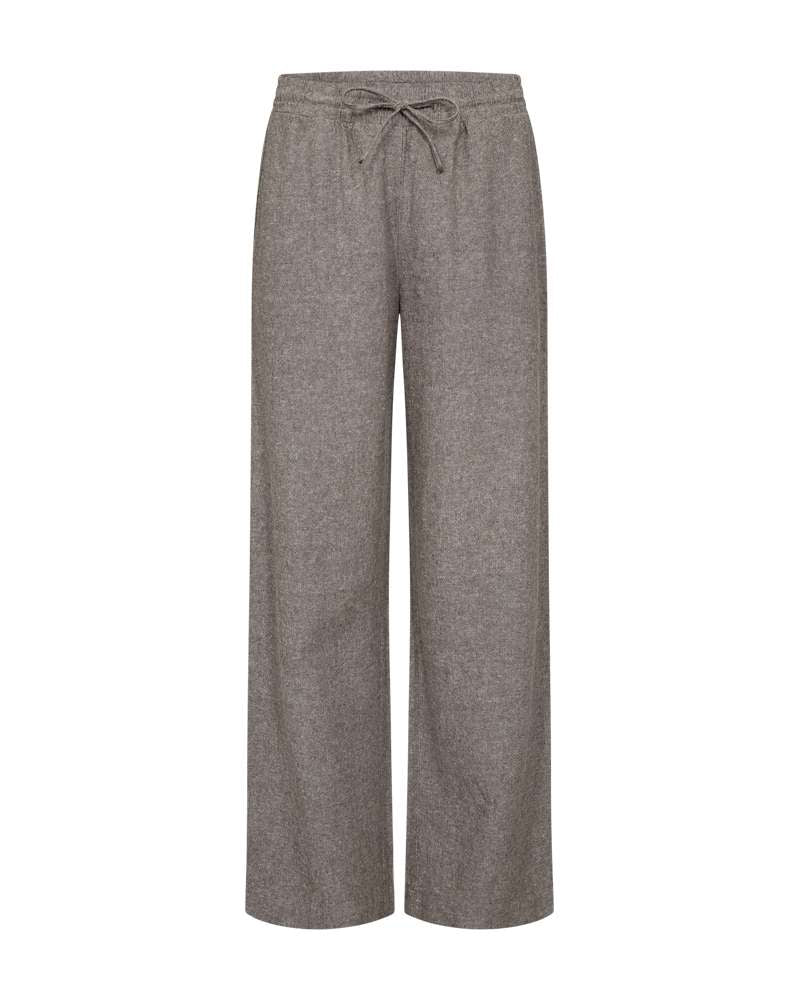 Freequent Pantalon Lava Mid Brown - OAK Fashion Noordwolde