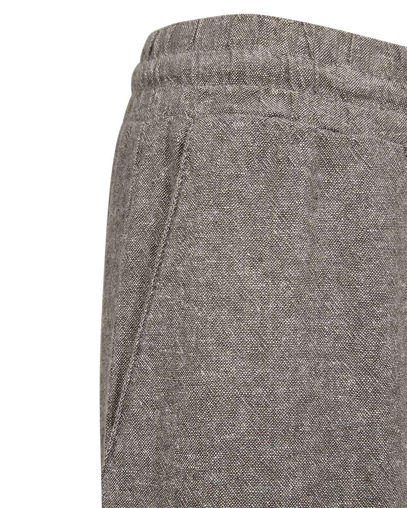 Freequent Pantalon Lava Mid Brown - OAK Fashion Noordwolde
