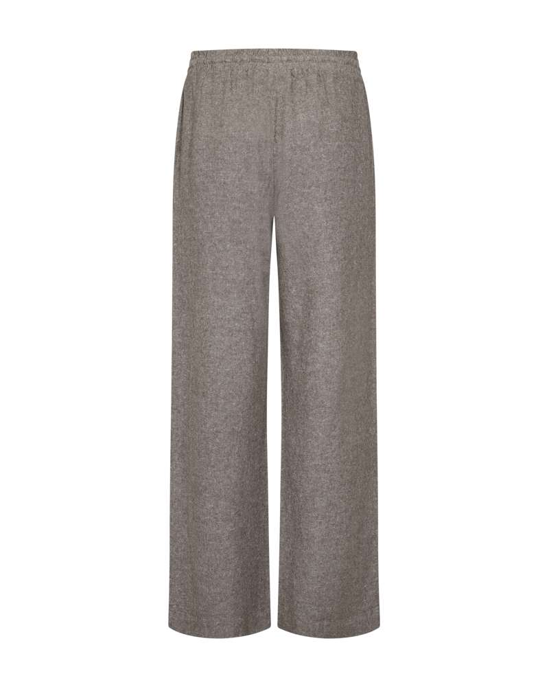 Freequent Pantalon Lava Mid Brown - OAK Fashion Noordwolde