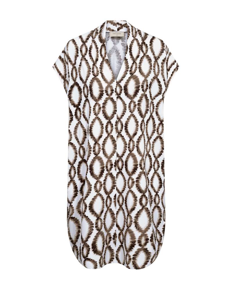Freequent Jurk Floi Bruin - OAK Fashion Noordwolde