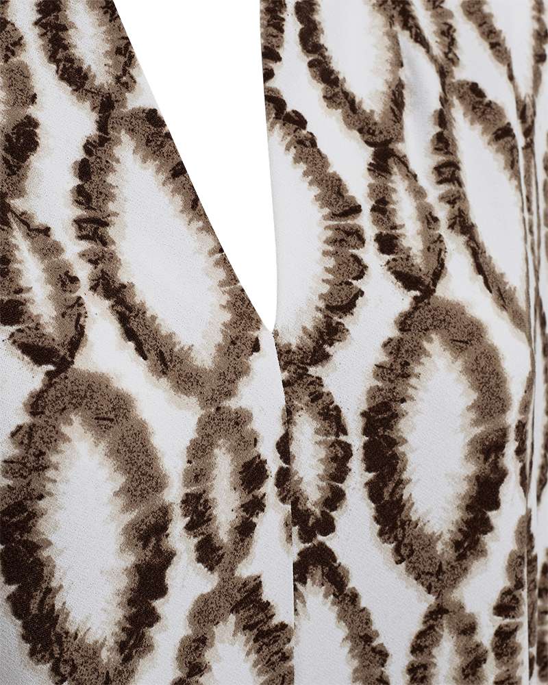 Freequent Jurk Floi Bruin - OAK Fashion Noordwolde