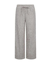 Freequent Pantalon Lava met Streepje Bruin - OAK Fashion Noordwolde