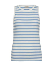 Freequent Singlet Effy multi blue - OAK Fashion Noordwolde