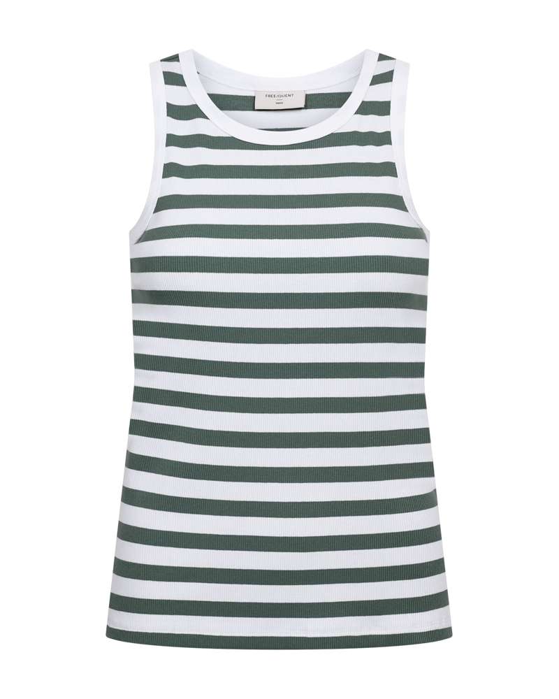 Freequent Singlet Effy Groen - OAK Fashion Noordwolde