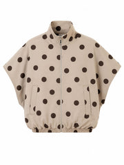 Oak Vestje Dots ecru - OAK Fashion Noordwolde