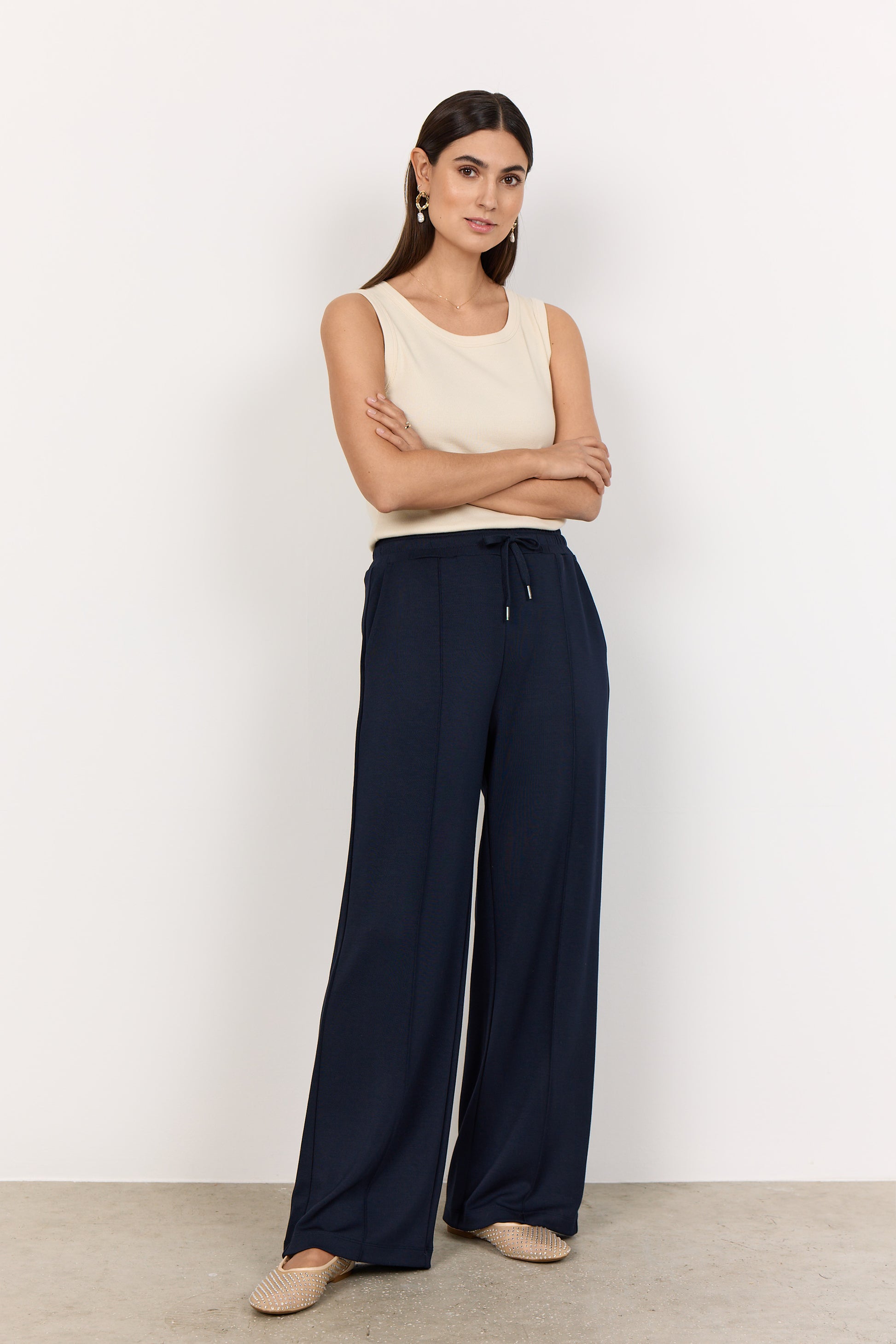 Soya Concept Pantalon Banu Blauw - OAK Fashion Noordwolde
