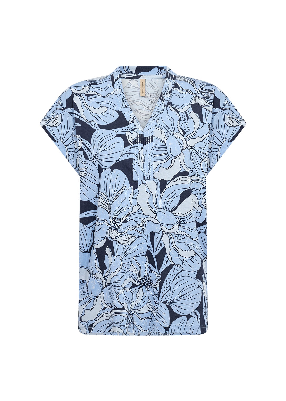 Soya Concept Top Felicity Blauw - OAK Fashion Noordwolde
