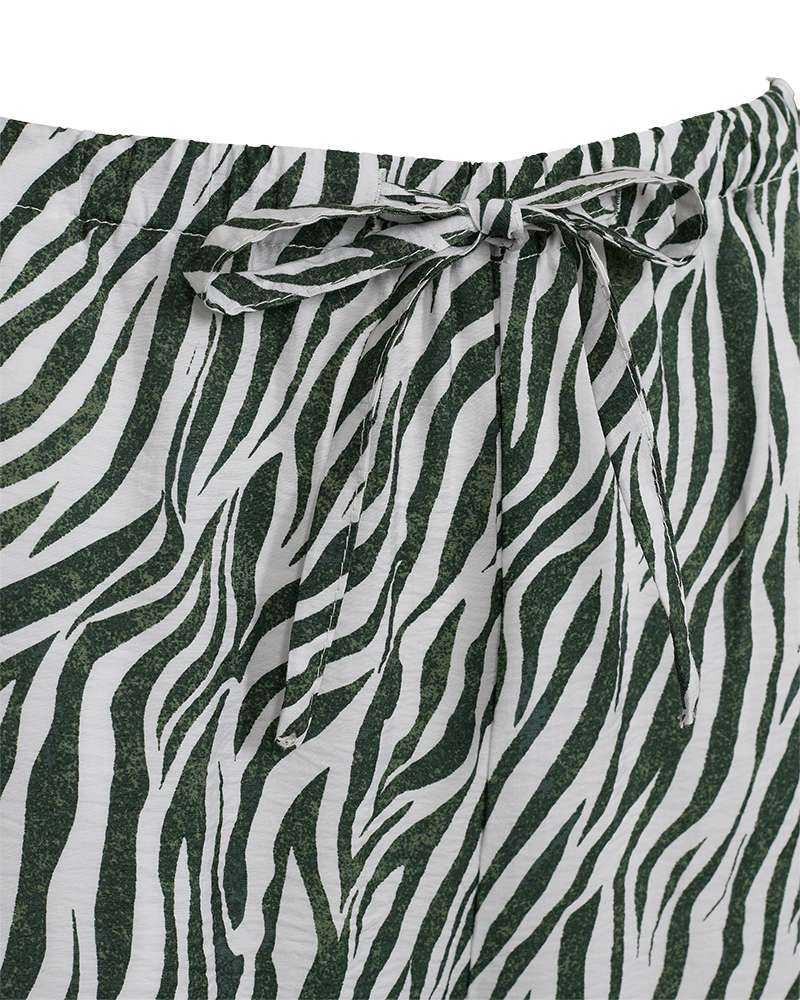 Freequent Pantalon Mele Groen - OAK Fashion Noordwolde