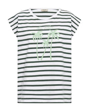 Freequent T-shirt Fenjal Groen - OAK Fashion Noordwolde