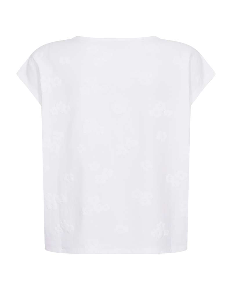 Freequent T-shirt Ziprea Wit - OAK Fashion Noordwolde