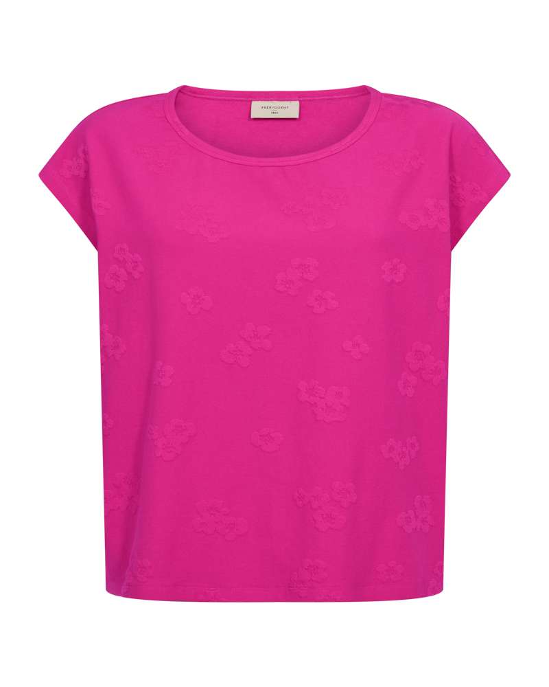 Freequent T-shirt Ziprea Roze - OAK Fashion Noordwolde