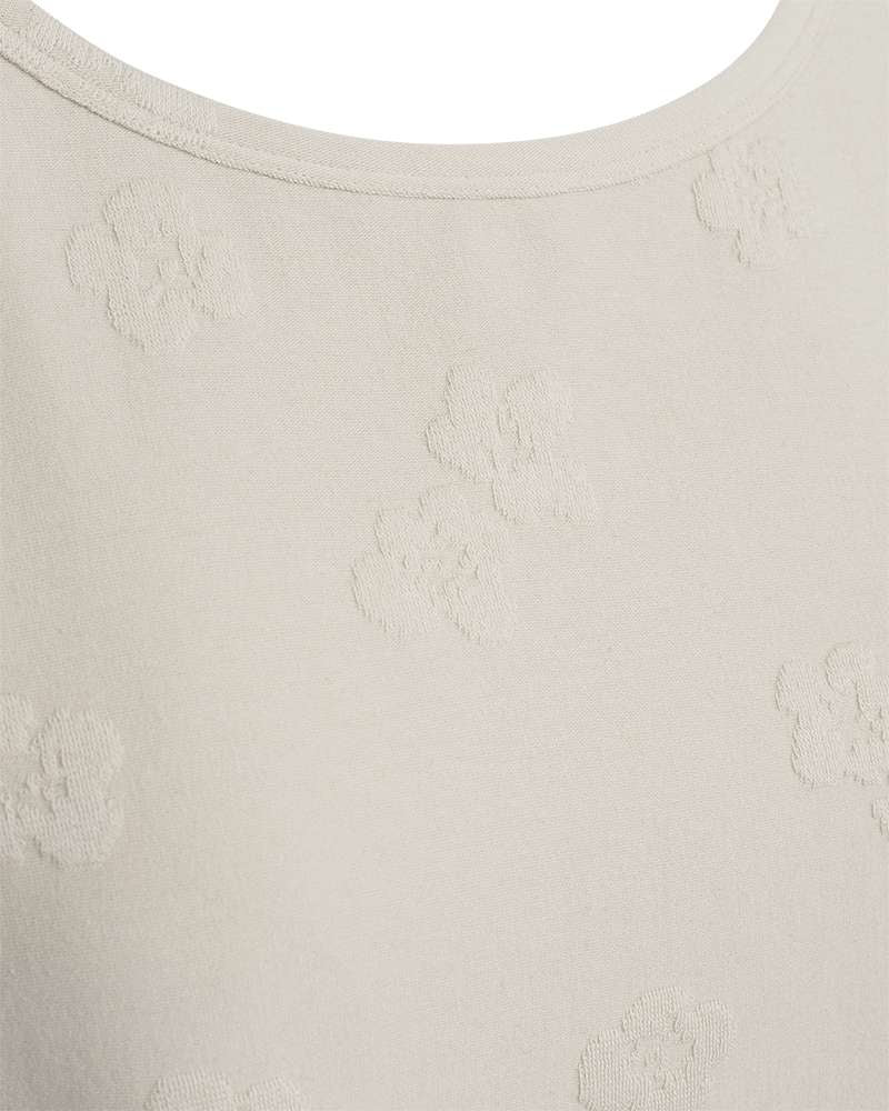 Freequent T-shirt Ziprea ecru - OAK Fashion Noordwolde