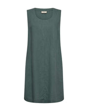 Freequent Jurk Lava Mouwloos Groen - OAK Fashion Noordwolde