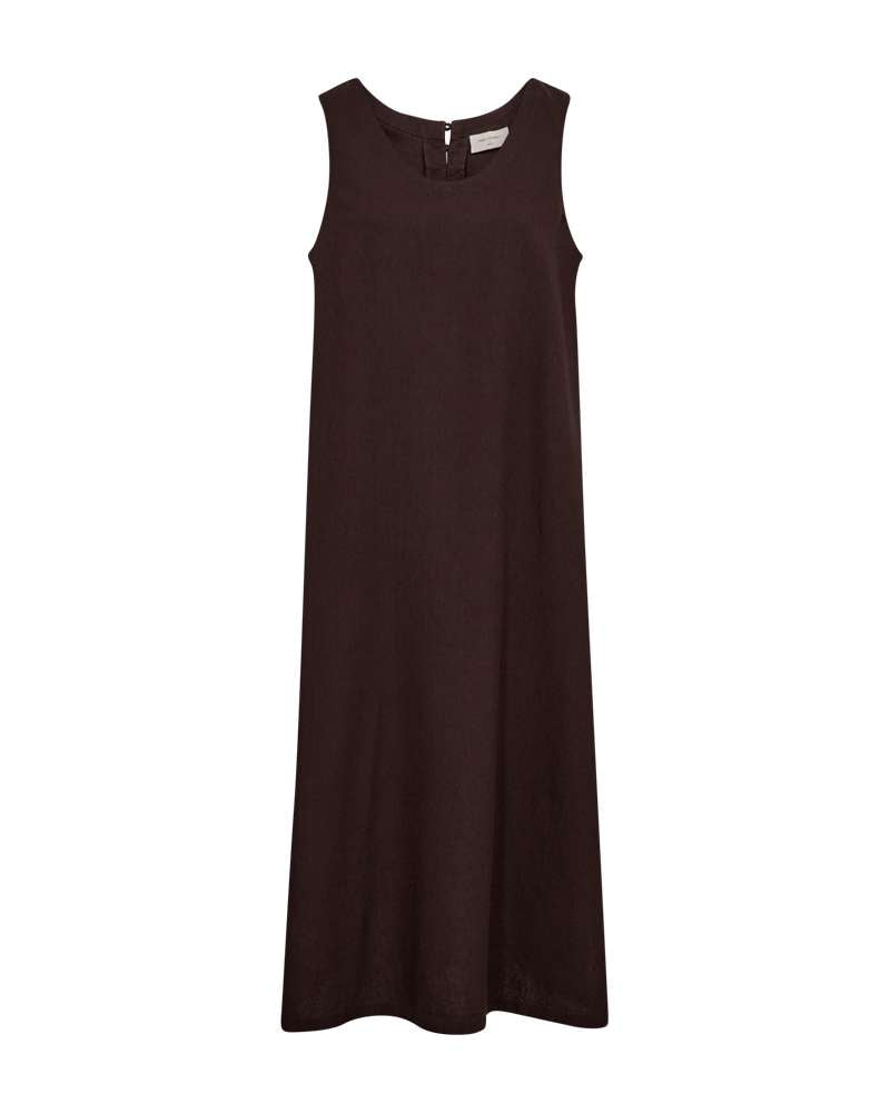 Freequent Jurk Lavisco Bruin - OAK Fashion Noordwolde