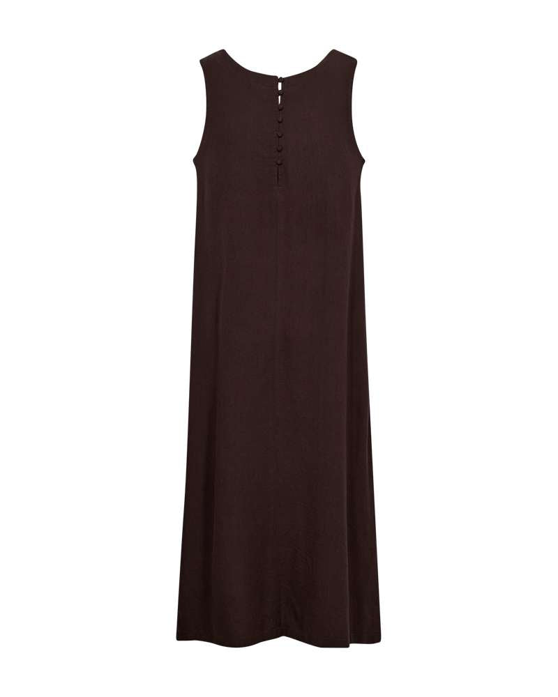 Freequent Jurk Lavisco Bruin - OAK Fashion Noordwolde