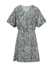 Freequent Jurk Mele Groen - OAK Fashion Noordwolde
