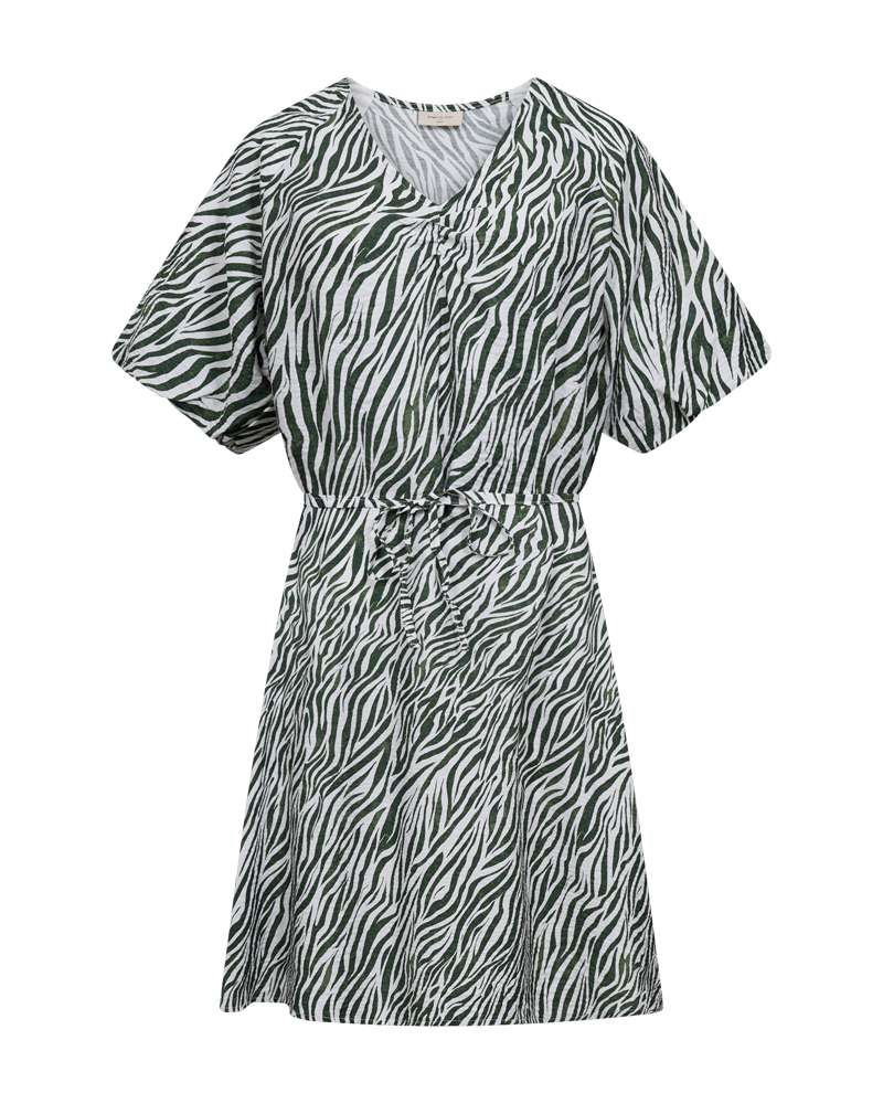 Freequent Jurk Mele Groen - OAK Fashion Noordwolde