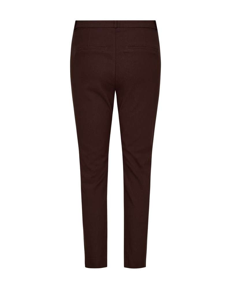 Freequent Pantalon Solvej Smal Bruin - OAK Fashion Noordwolde