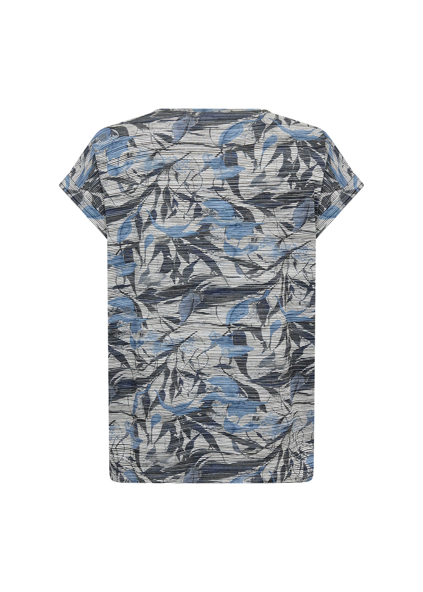 Soya Concept T-shirt Galina Blauw - OAK Fashion Noordwolde