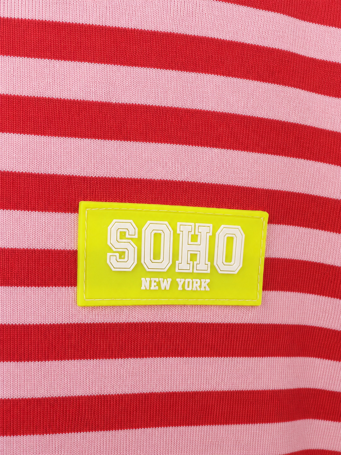 Oak T-shirt Streep Soho Rood - OAK Fashion Noordwolde