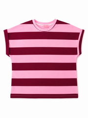 Oak Top Streep Roze - OAK Fashion Noordwolde