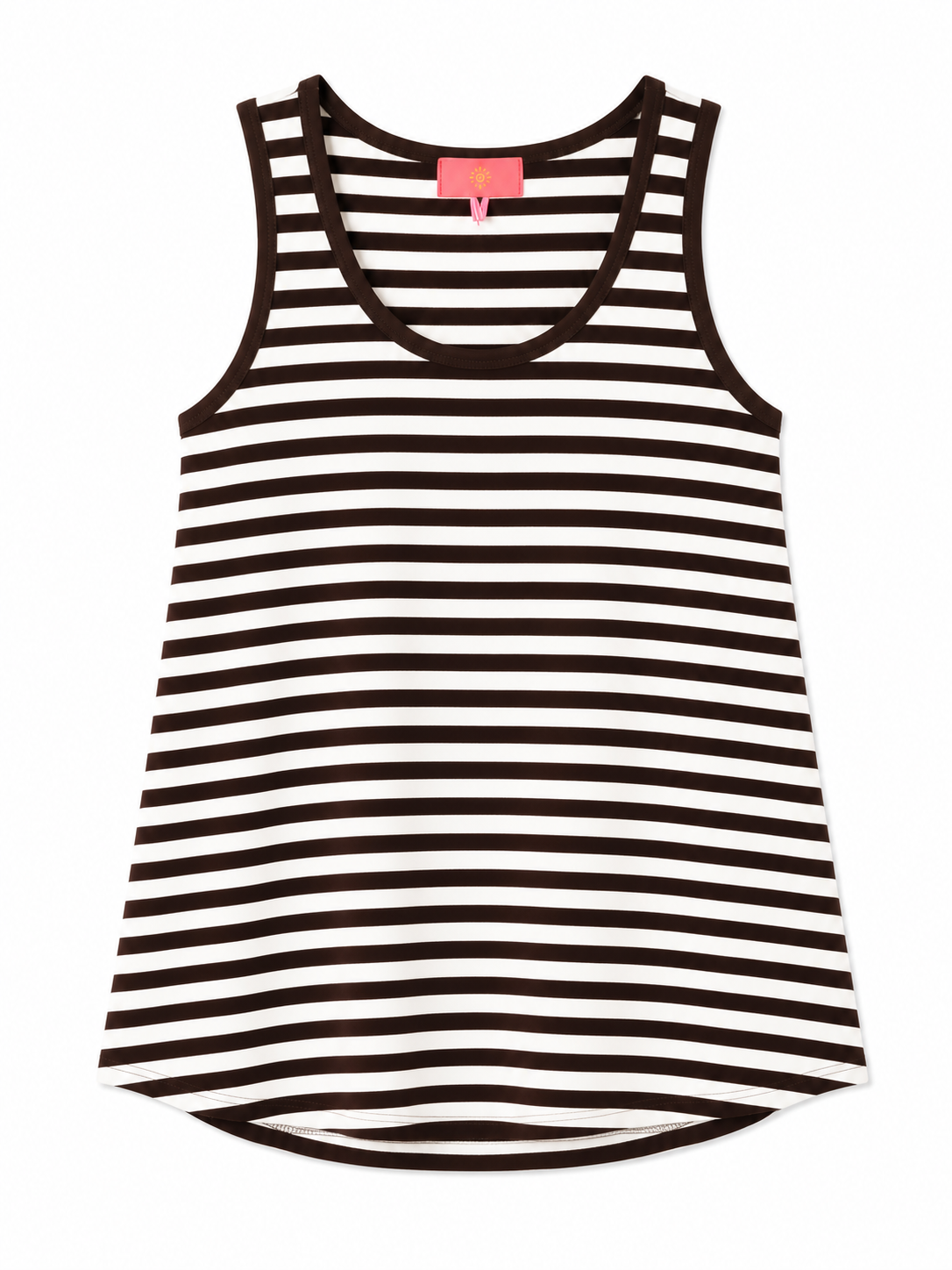 Oak Singlet Streepjes Bruin - OAK Fashion Noordwolde