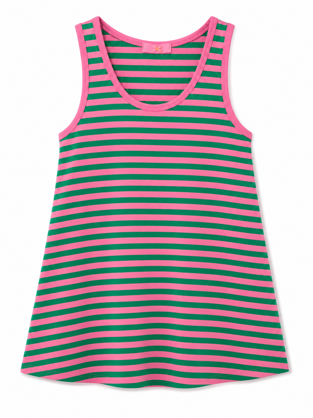 Oak Singlet Streepjes Groen - OAK Fashion Noordwolde