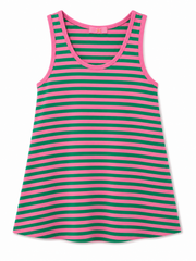 Oak Singlet Streepjes Groen - OAK Fashion Noordwolde