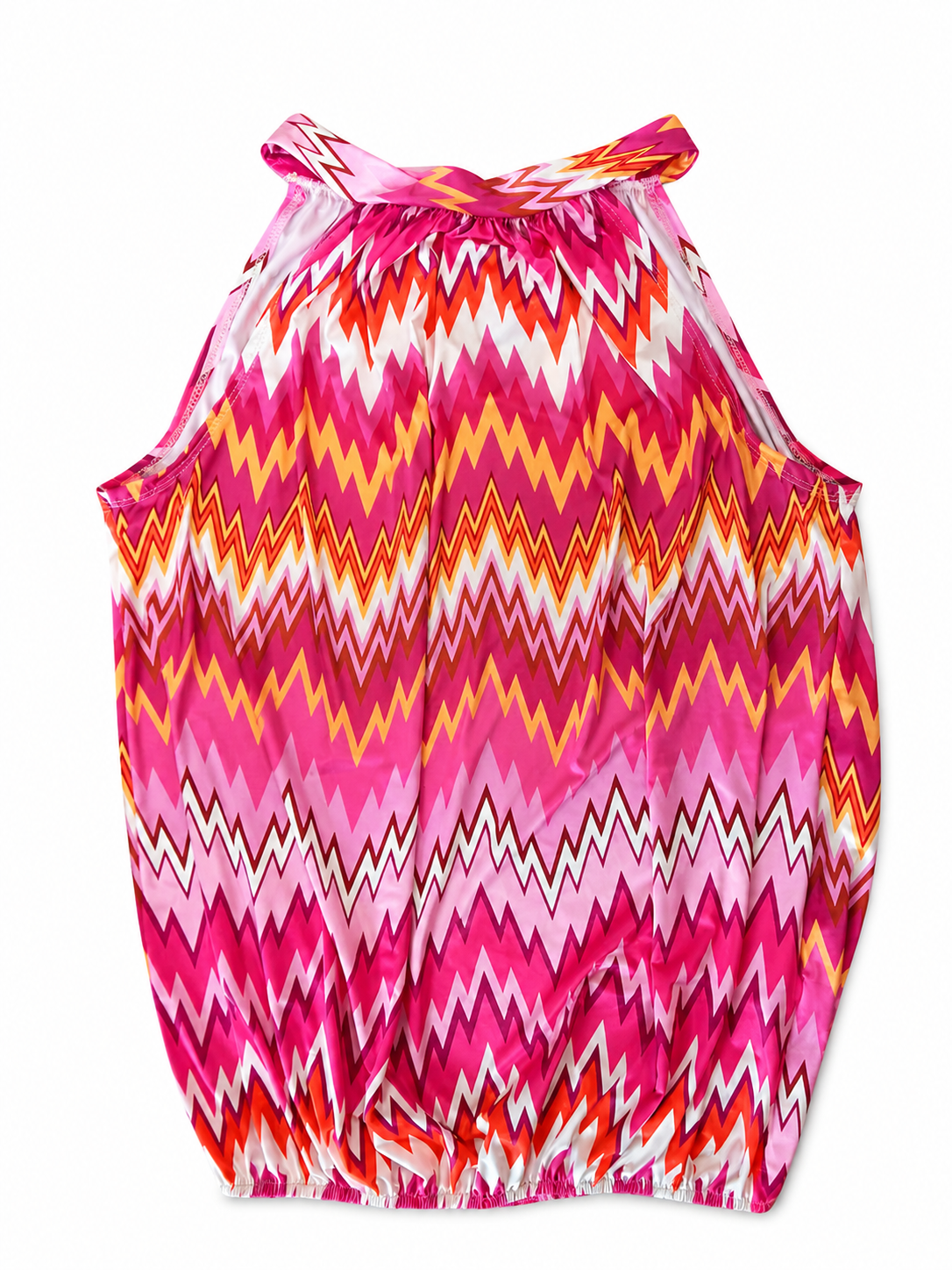 Oak Haltertop Zigzag Roze - OAK Fashion Noordwolde