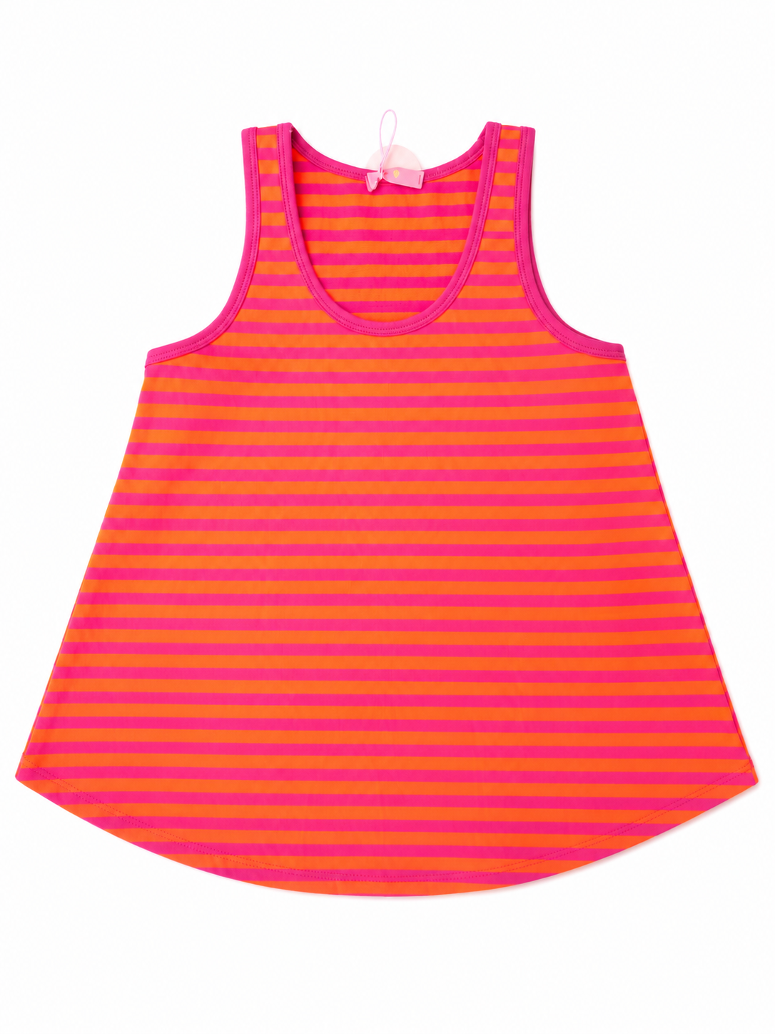 Oak Singlet Streepjes Oranje - OAK Fashion Noordwolde