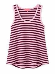 Oak Singlet Streepjes Roze - OAK Fashion Noordwolde
