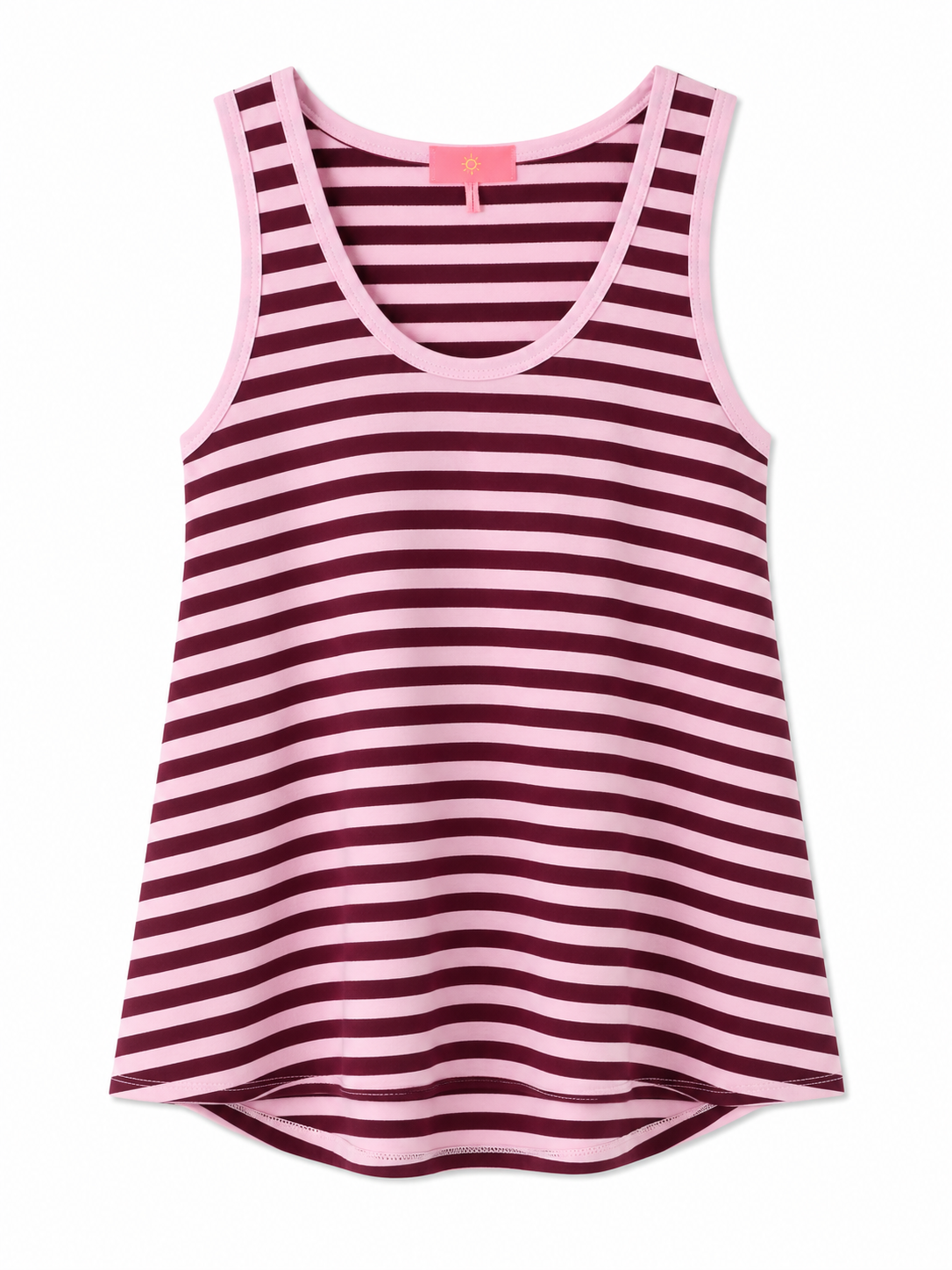 Oak Singlet Streepjes Roze - OAK Fashion Noordwolde