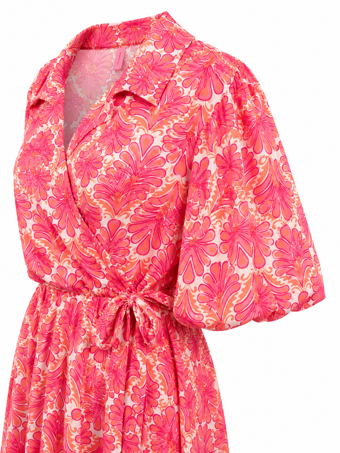 Oak Maxidress Print Roze - OAK Fashion Noordwolde