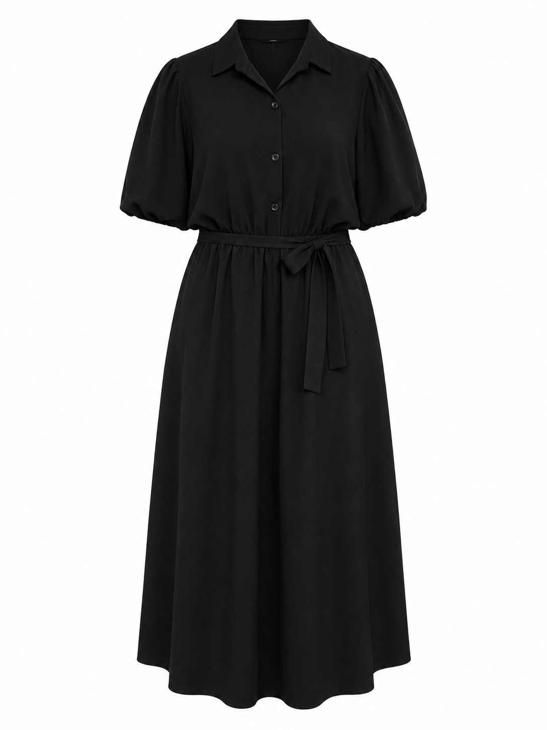 Oak Maxidress Zwart Zwart - OAK Fashion Noordwolde
