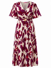 Oak Maxidress Curve Fien Multi Color - OAK Fashion Noordwolde
