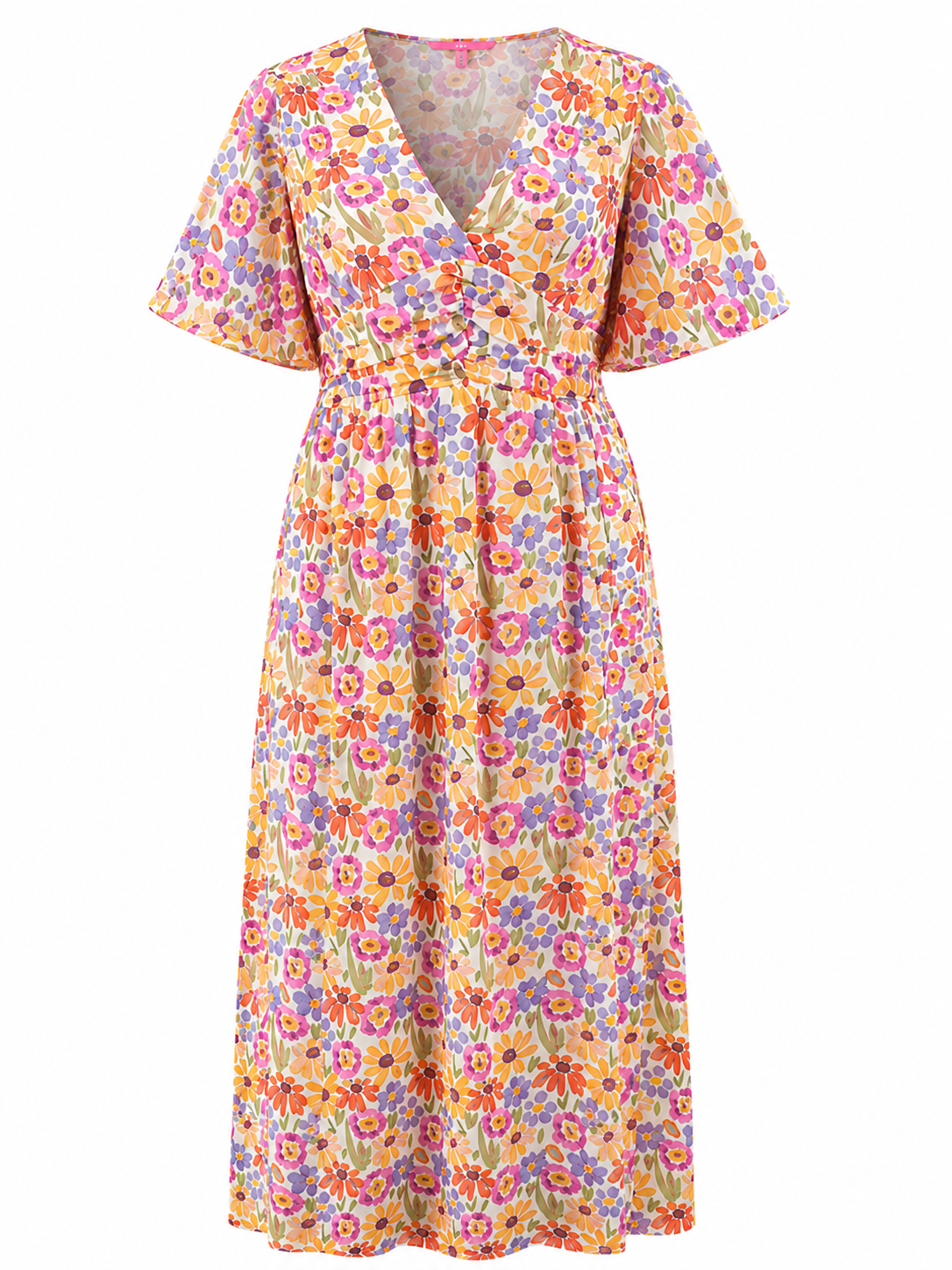 Oak Maxidress Curve Milly Multi Color - OAK Fashion Noordwolde