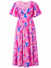 Oak Maxidress Curve Sanne Multi Color - OAK Fashion Noordwolde