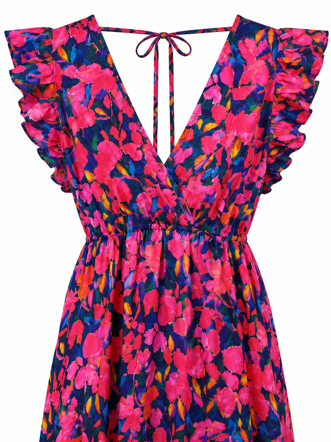 Oak Maxidress Cuve Marit Multi Color - OAK Fashion Noordwolde