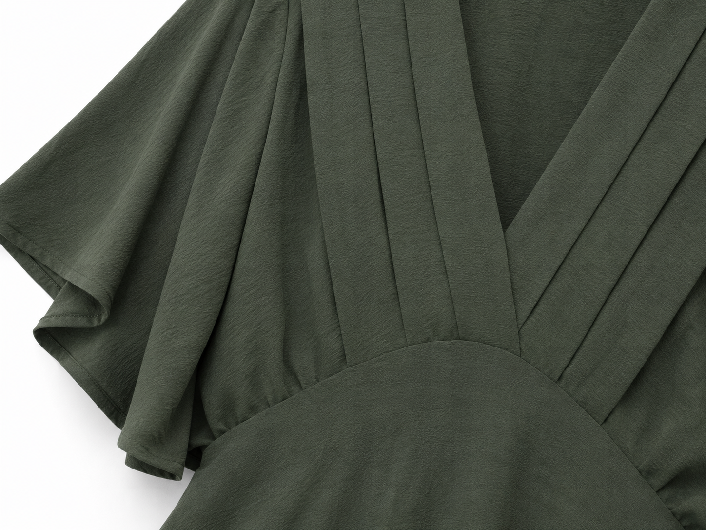 Oak Maxidress Curve Mare Groen - OAK Fashion Noordwolde