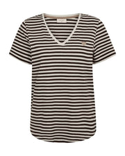 Freequent T-shirt Mian Bruin - OAK Fashion Noordwolde