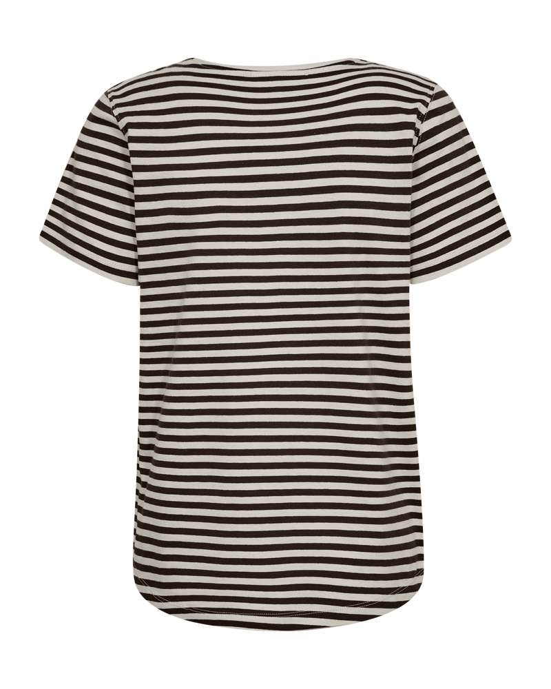 Freequent T-shirt Mian Bruin - OAK Fashion Noordwolde