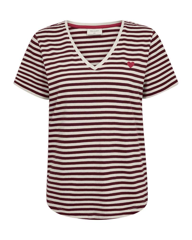 Freequent T-shirt Mian Rood - OAK Fashion Noordwolde