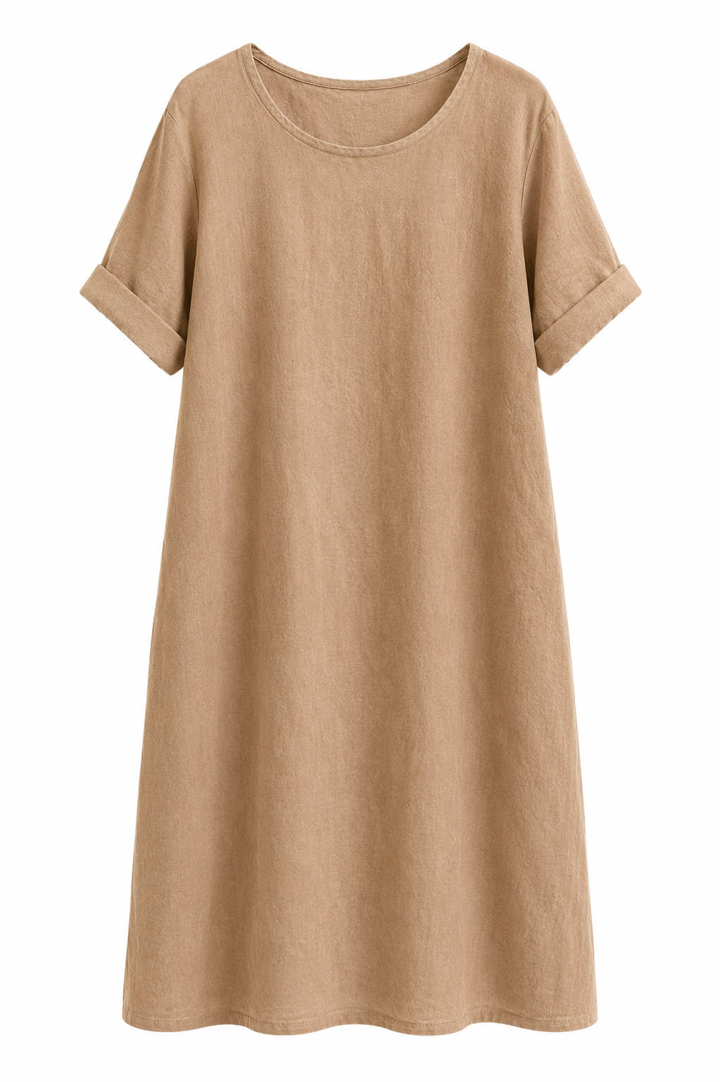 Oak Linnen Jurk Lino Brown - OAK Fashion Noordwolde