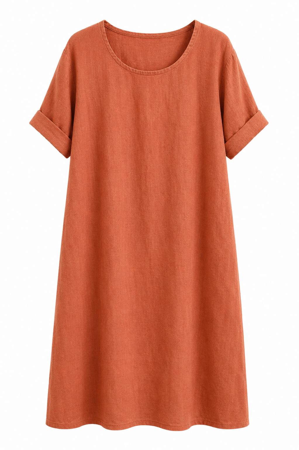 Oak Linnen Jurk Lino bronze - OAK Fashion Noordwolde