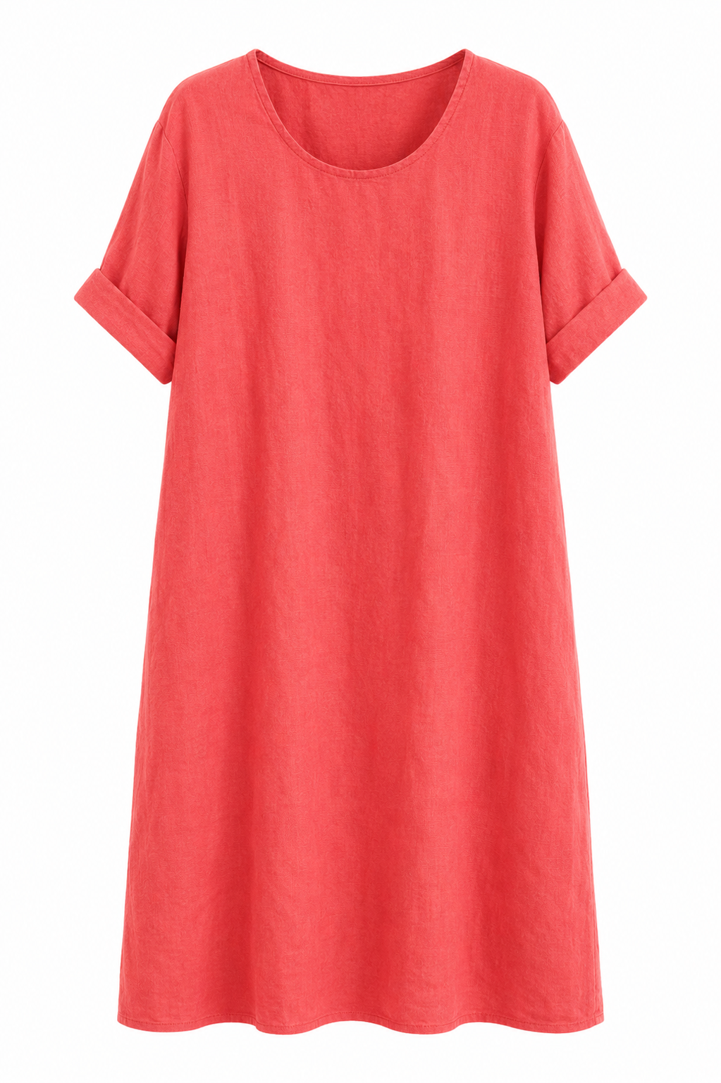 Oak Linnen Jurk Lino Rood - OAK Fashion Noordwolde