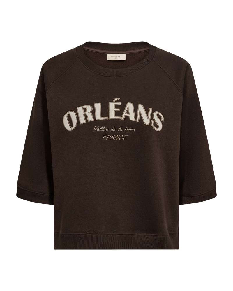Freequent Sweatshirt Kamala Bruin - OAK Fashion Noordwolde